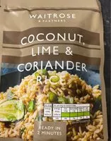 Mängden socker i Coconut lime and coriander rice