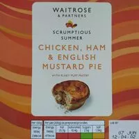 Mängden socker i Chicken, ham & english mustard Pie