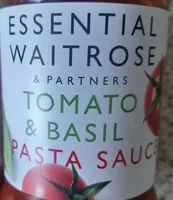 Mängden socker i Tomato and basilic pasta sauce