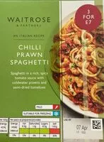 Mängden socker i Chilli prawn spaghetti