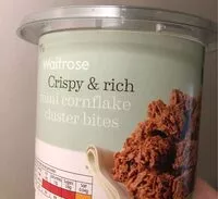Mängden socker i Crispy & Rich mini cornflake cluster bites