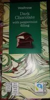 Mängden socker i Dark chocolate with peppermint filling