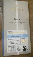 Mängden socker i Milk chocolate with feulletine wafer and sea salt
