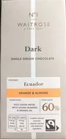 Mängden socker i Dark single origin chocolate orange & almond