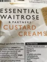 Mängden socker i Custard creams