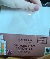 Mängden socker i Ham sandwich