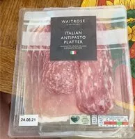 Mängden socker i Italian antipasto platter