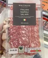 Mängden socker i Italian napoli salami