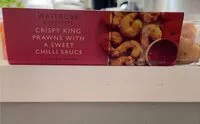 Mängden socker i Crispy king prawns with a sweet chilli sauce