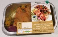 Mängden socker i Tandoori Chicken Breasts with Bombay Potatoes