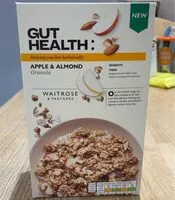 Mängden socker i Waitrose Gut Health: Apple & Almond Granola