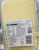 Mängden socker i Waitrose duchy organic mature chedder slices
