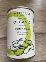 Mängden socker i Waitrose Duchy Organic Butter Beans