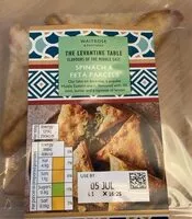 Mängden socker i Spinach and feta parcels