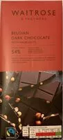 Mängden socker i Belgian Dark Chocolate with Hazelnuts