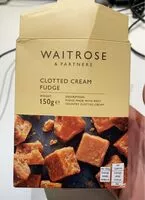 Mängden socker i Clotted cream fudge