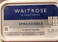 Mängden socker i Spreadable slightly salted