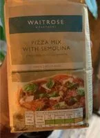 Mängden socker i Pizza mix with semolina