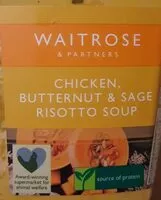 Mängden socker i Chicken butternut and sage risotto soup