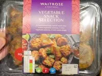 Mängden socker i Vegetable snack selection