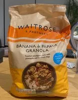 Mängden socker i Banana & papaya granola