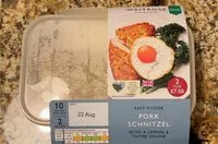 Mängden socker i pork schnitzel with a lemon & thyme crumb