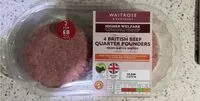 Mängden socker i British beef qarter pounds