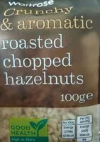 Mängden socker i Roasted chopped hazelnuts