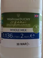 Mängden socker i Duchy organic milk