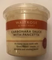 Mängden socker i Carbonara sauce with pancetta