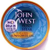 Mängden socker i Tuna Steak with a little Sunflower Oil