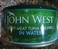Mängden socker i John West light meat tuna chunks in water