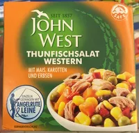Mängden socker i Thunfischsalat Western mit mais, Karotten und erbsen