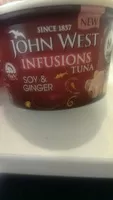 Mängden socker i Tuna infusions soy and ginger