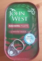 Mängden socker i Mackerel fillets in teriyaki sauce