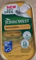Mängden socker i John West mackerel fillets