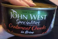 Mängden socker i crabmeat chunks in brine