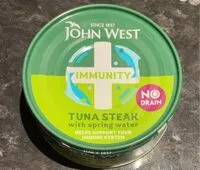 Mängden socker i Tuna steak with spring water