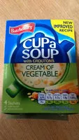 Mängden socker i Cup a Soup Cream of Vegetable