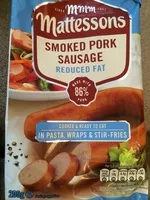 Mängden socker i Smoked Pork Sausage - reduced fat
