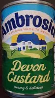 Mängden socker i Devon  custard