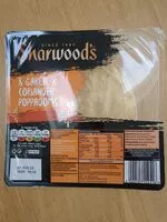 Mängden socker i Sharwoods 8 Garlic & Coriander Poppadoms