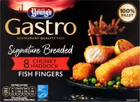 Mängden socker i Gastro Chunky Breaded Haddock Fingers
