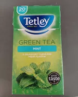 Mängden socker i Tetley Green Tea Mint