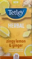 Mängden socker i Zingy lemon & ginger