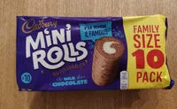 Mängden socker i Mini Rolls Milk Chocolate