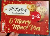 Mängden socker i 6 Merry Mince Pies