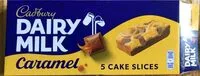 Mängden socker i Dairy milk caramel cake slices