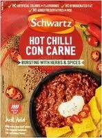 Mängden socker i Hot Chilli Con Carne Recipe Mix