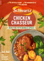 Mängden socker i Schwartz Chicken Chasseur Casserole Mix40g